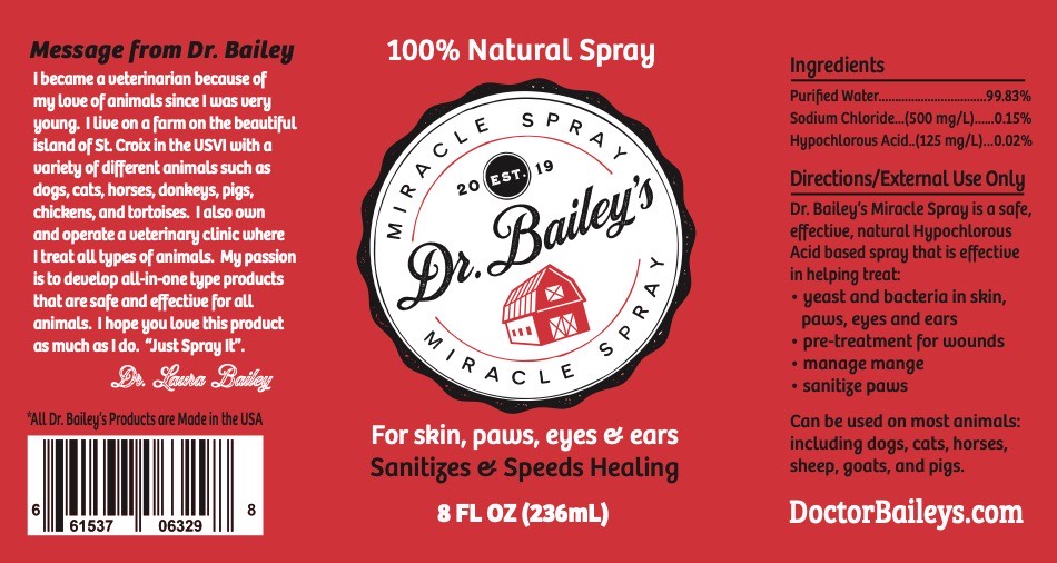 Bailey's Miracle Spray – Bailey's Miracle Cream